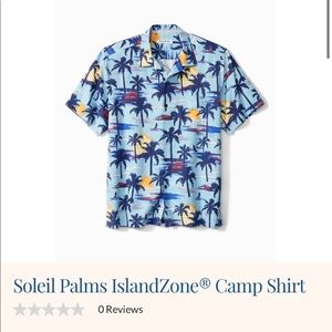 NEW WITH TAGS Tommy Bahama Soleil Palms Island Zone Camp Shirt